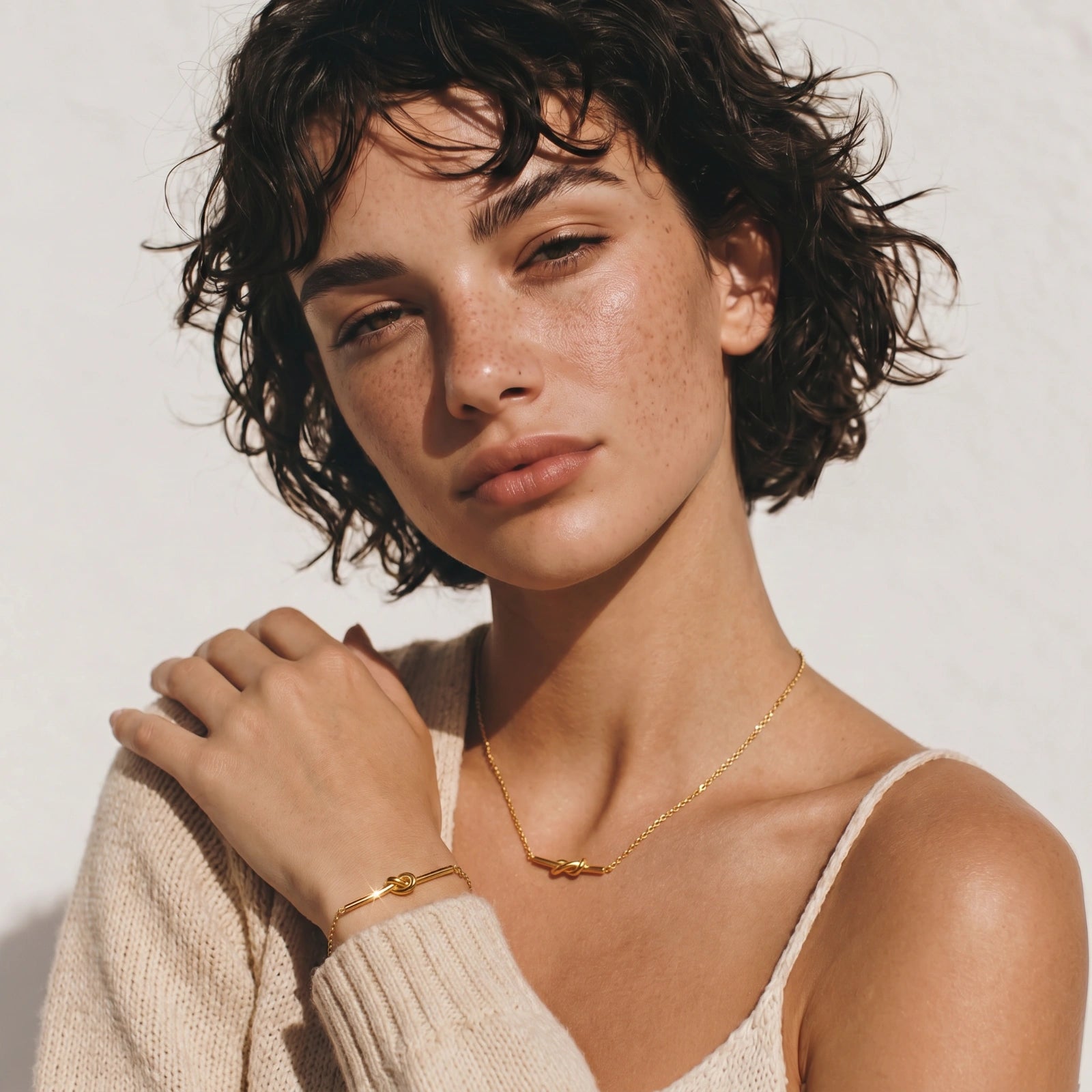 Armband mit gedrehtem Knoten